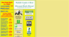 Desktop Screenshot of discounthotelshawaii.com